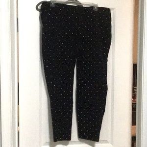 Old Navy Pixie Polka Dot Crop Pants. SIZE 14